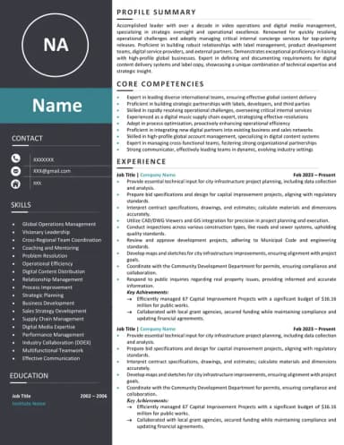 Resume Template 6